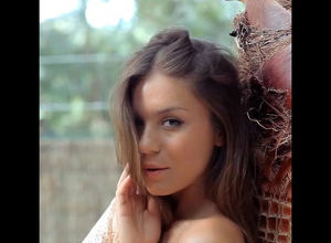 Cool stunner Guerlain posing bare for